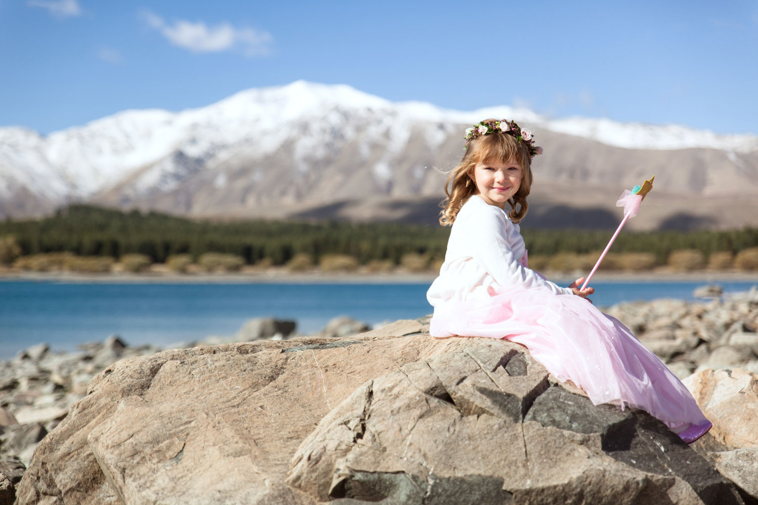 lake tekapo wedding daughter of the couple