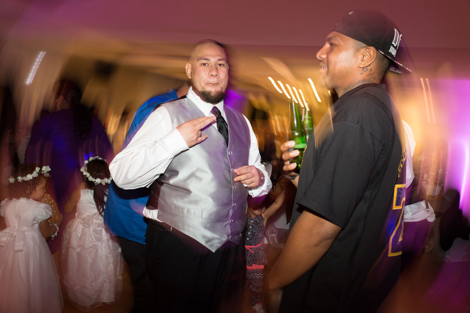 auckland wedding reception guest dancing