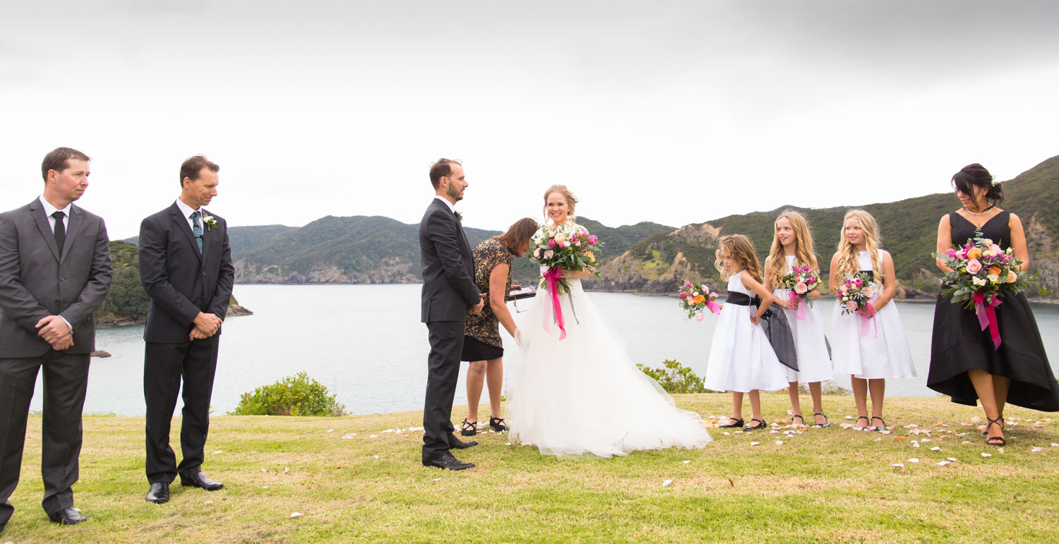 bay of islands wedding ceremony