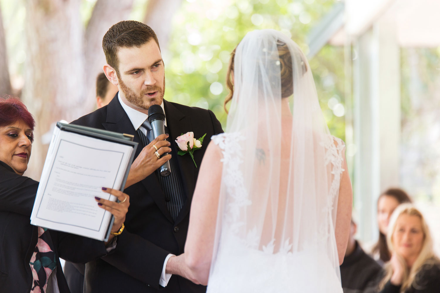 markovina wedding groom vows to bride