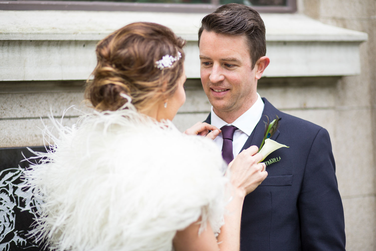 groom reaction to bride