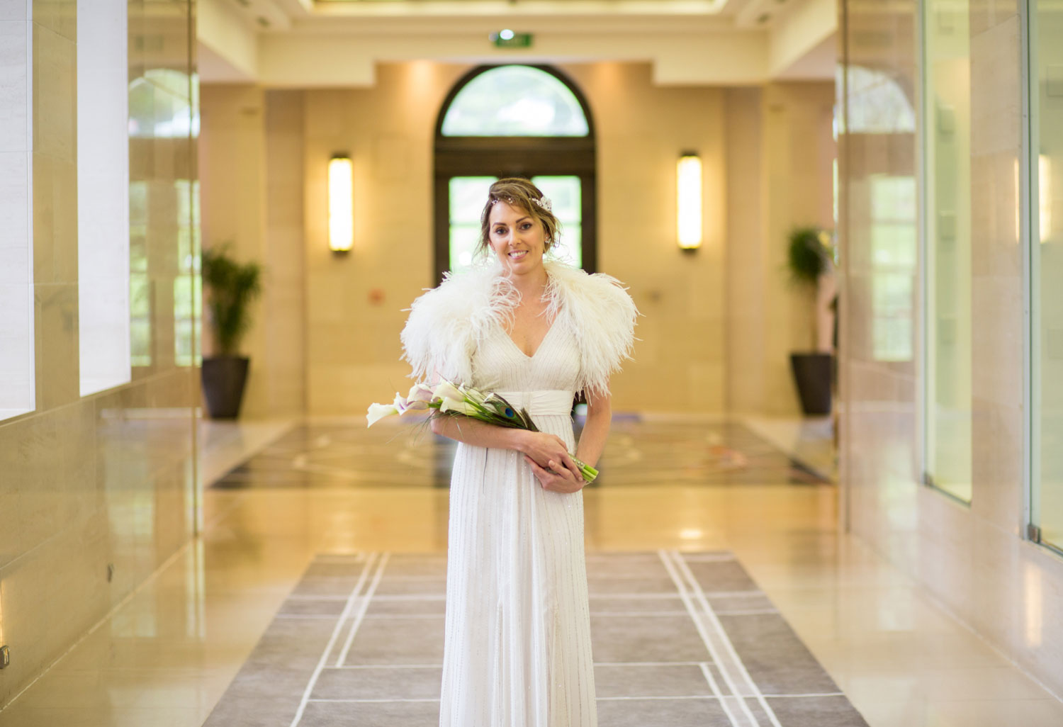 bride portrait magistrates auckland wedding