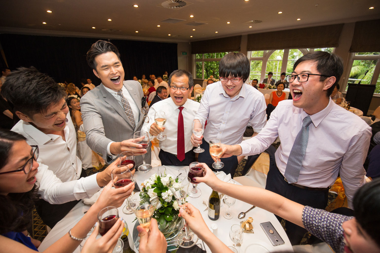 traditional chinese toast wedding reception