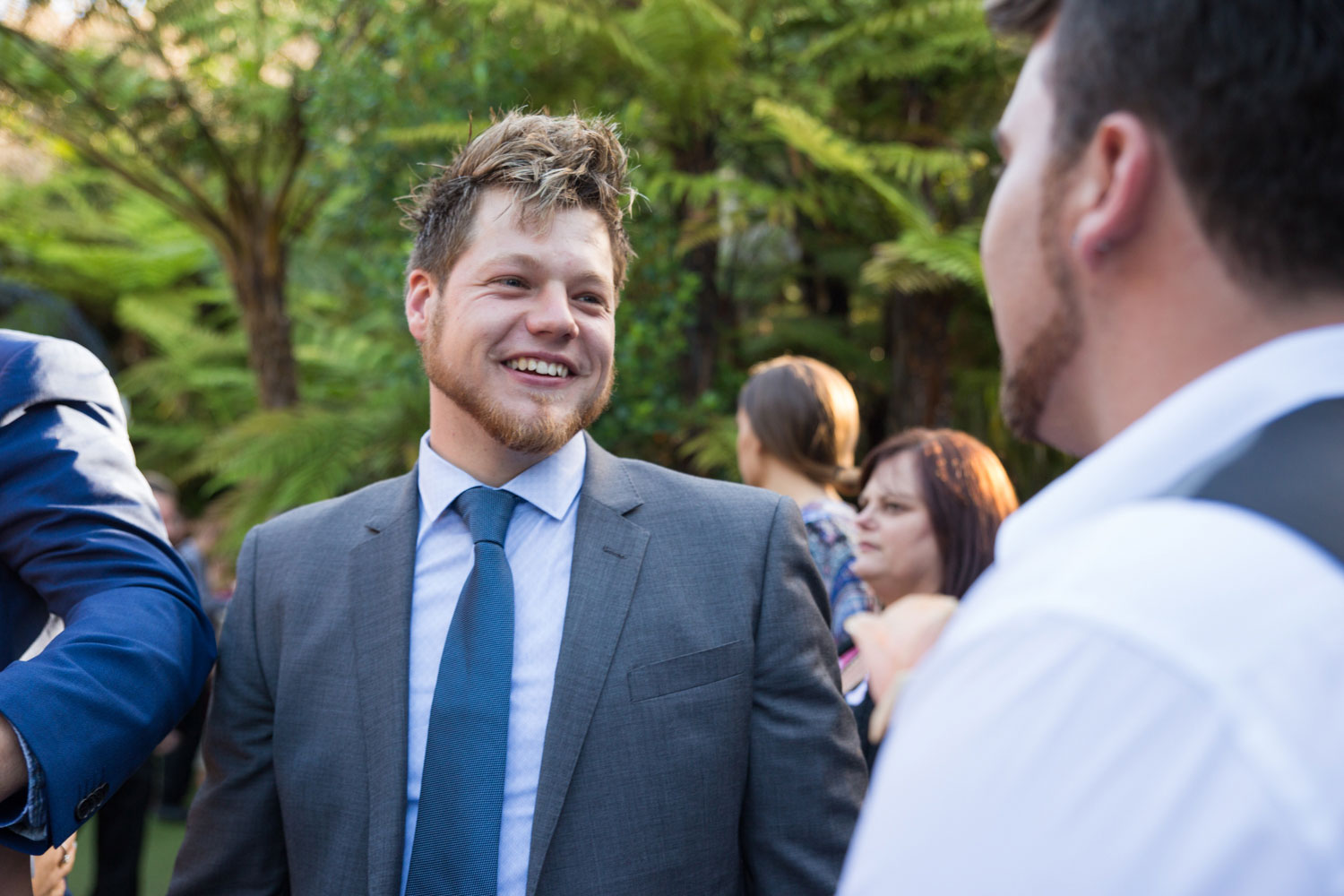 wedding guest happy