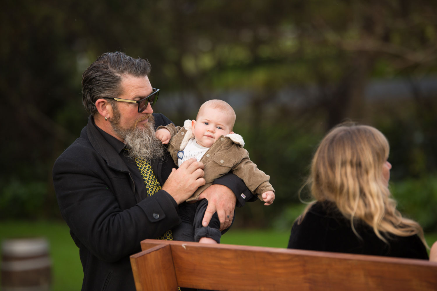 guest at wedding ceremony