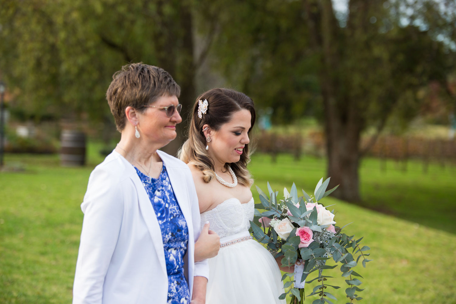 gracehill wedding mother and bride