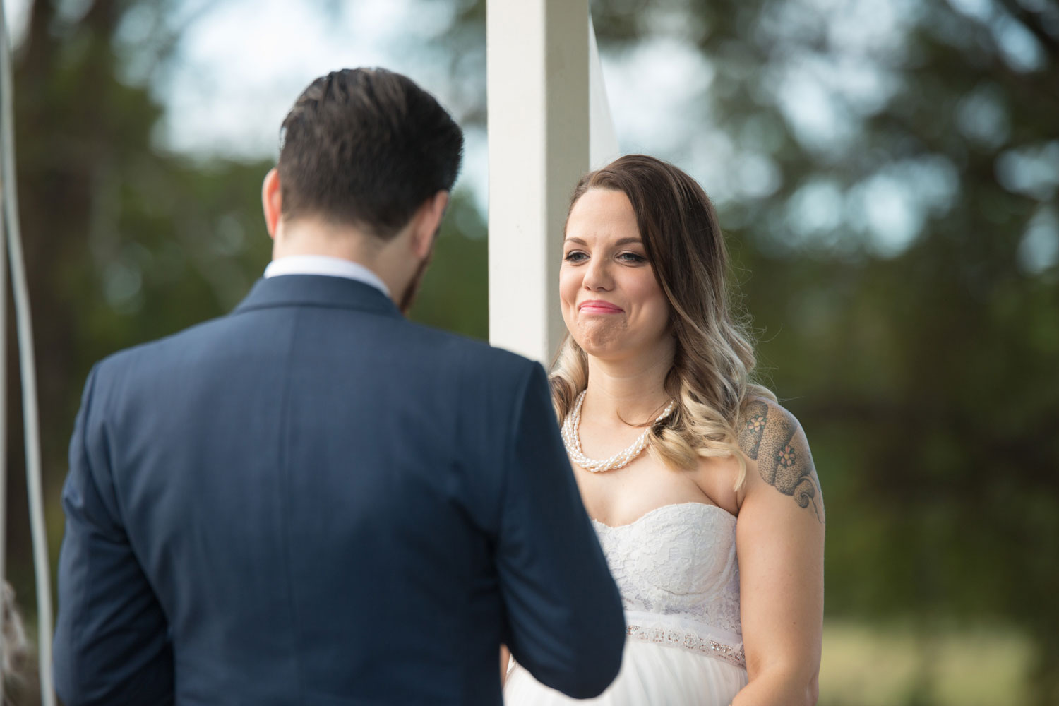 bride react to groom gracehill auckland wedding