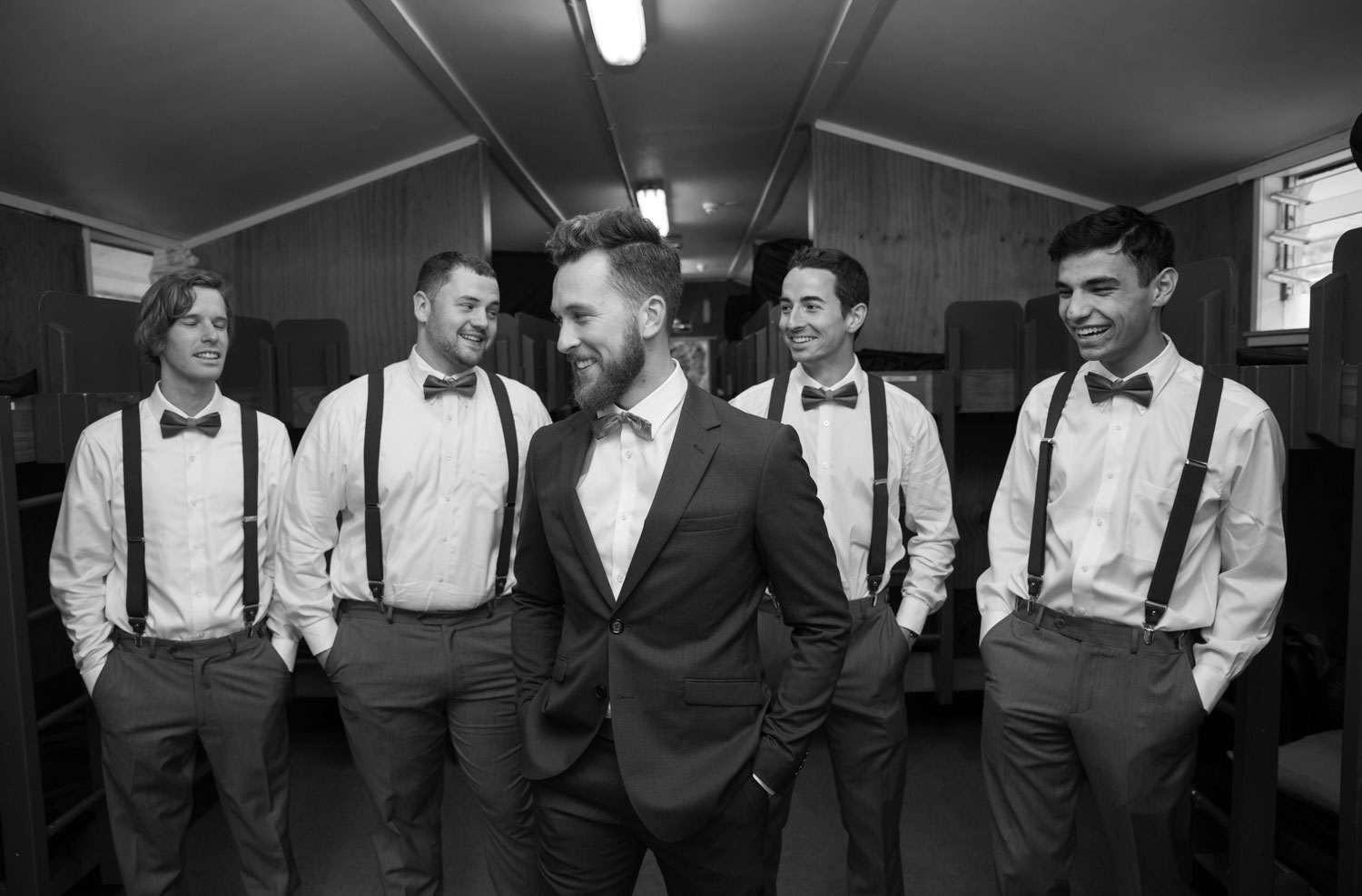auckland wedding groom and the boys