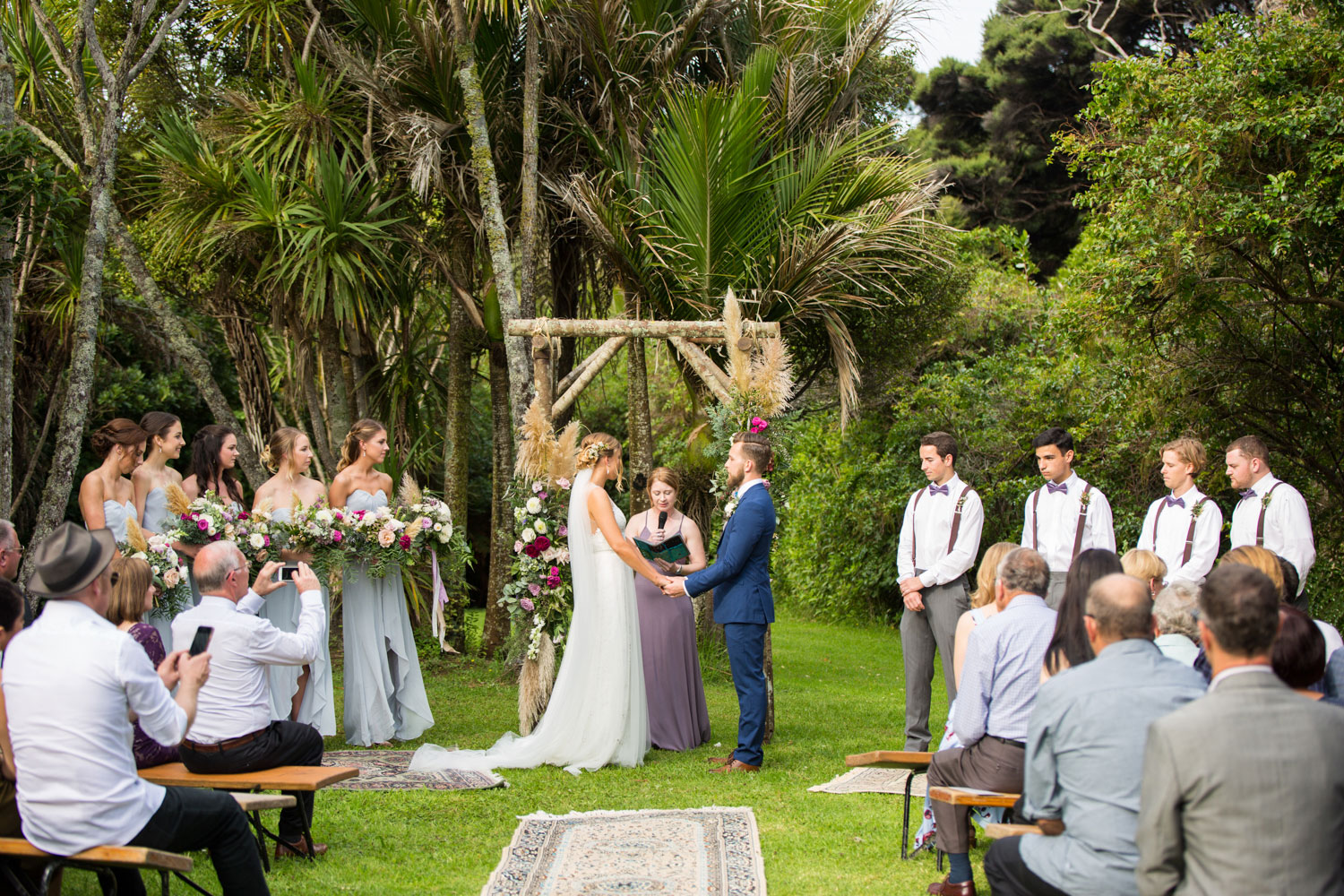 auckland wedding piha mill camp venue