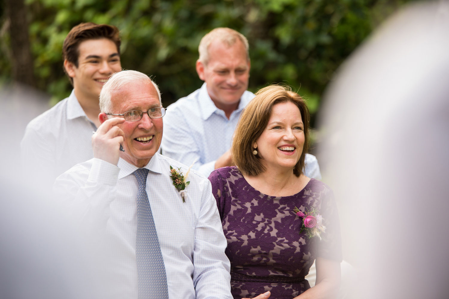 auckland wedding father of the bride cries