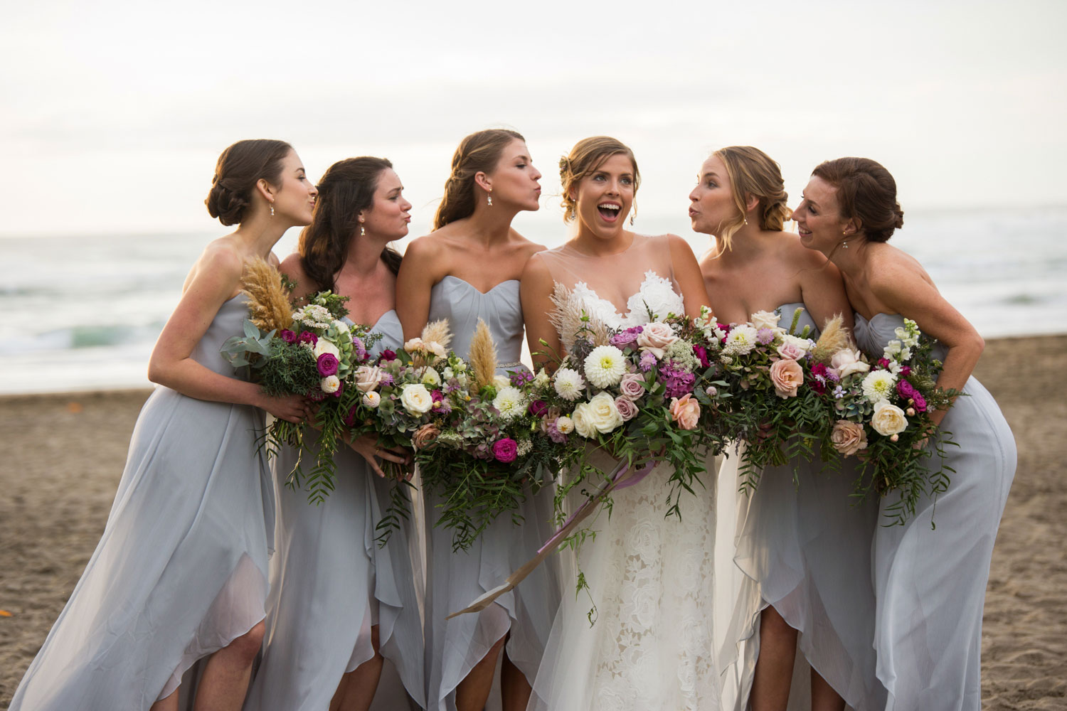 auckland wedding bride and the girls photo