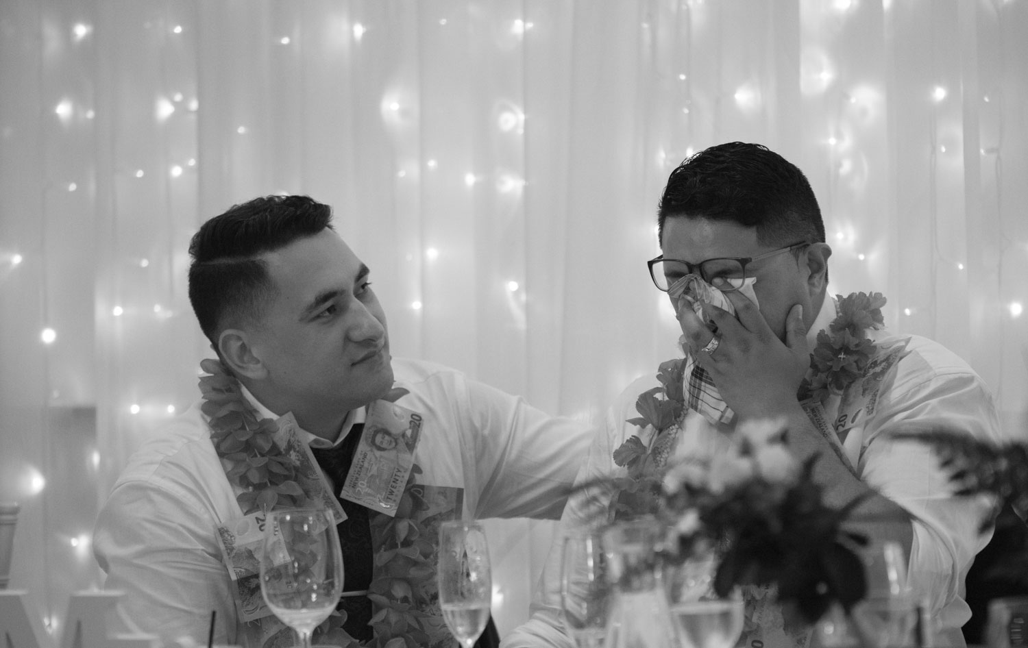 gracehill auckland wedding couple tears speech