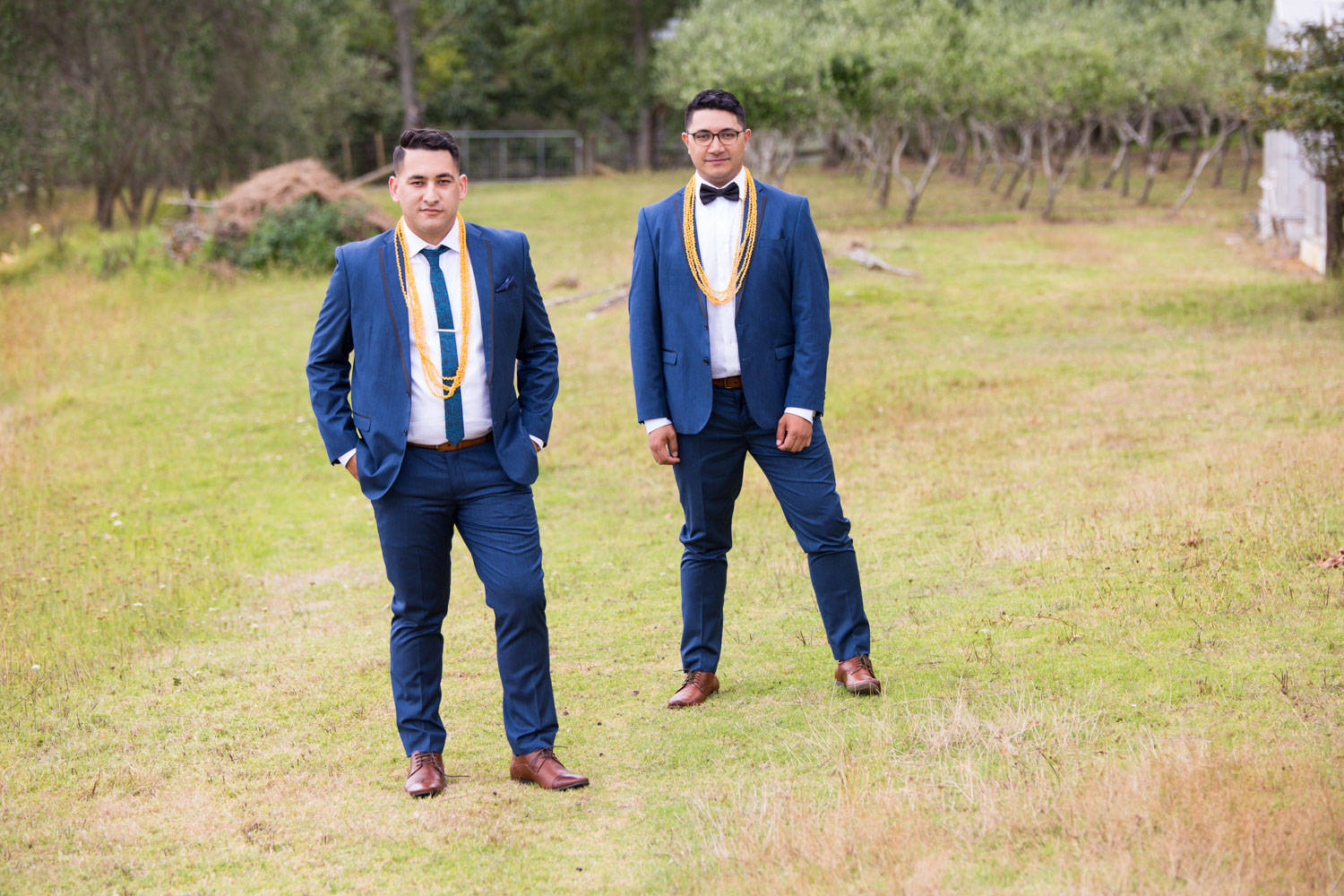 auckland wedding couple standing pose