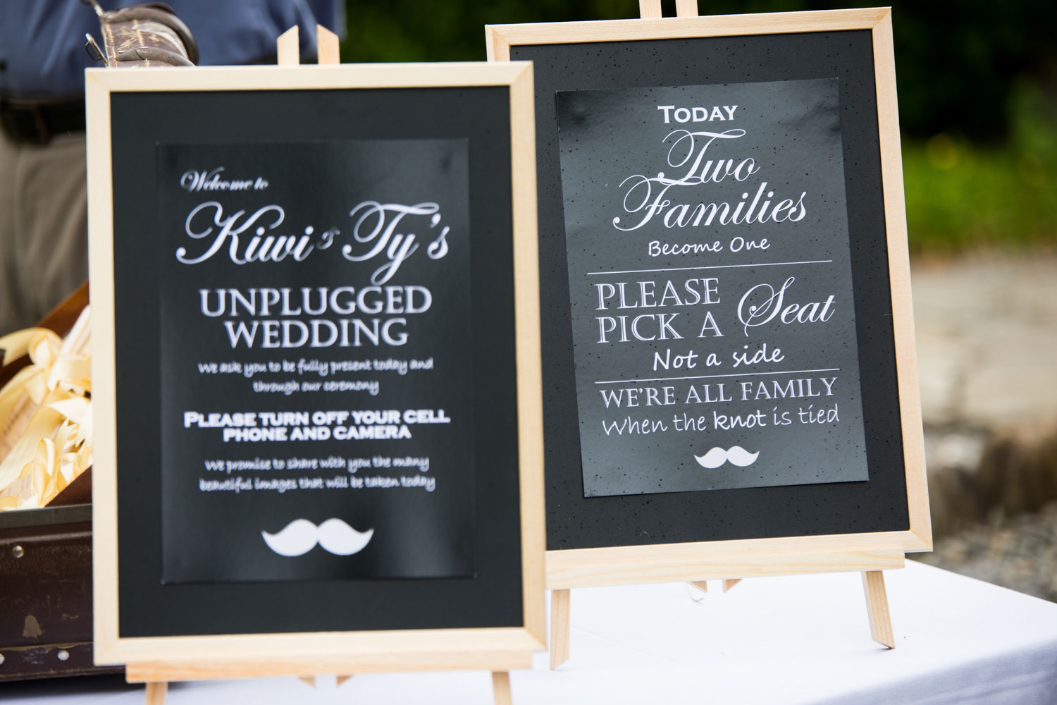 auckland wedding signs
