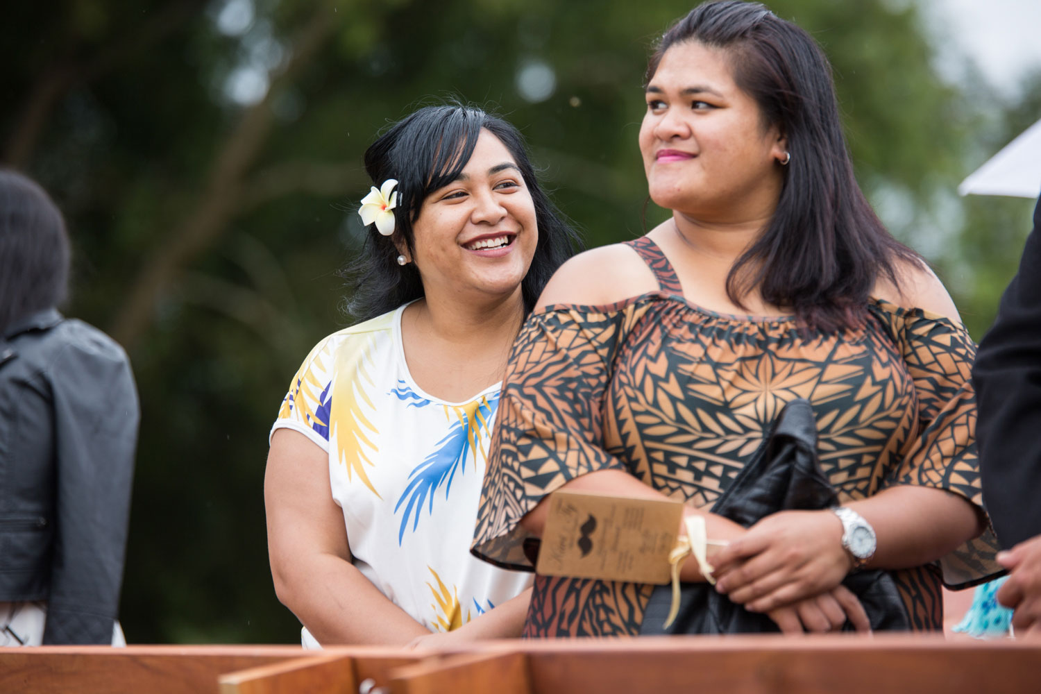 gracehill auckland wedding guest looking on