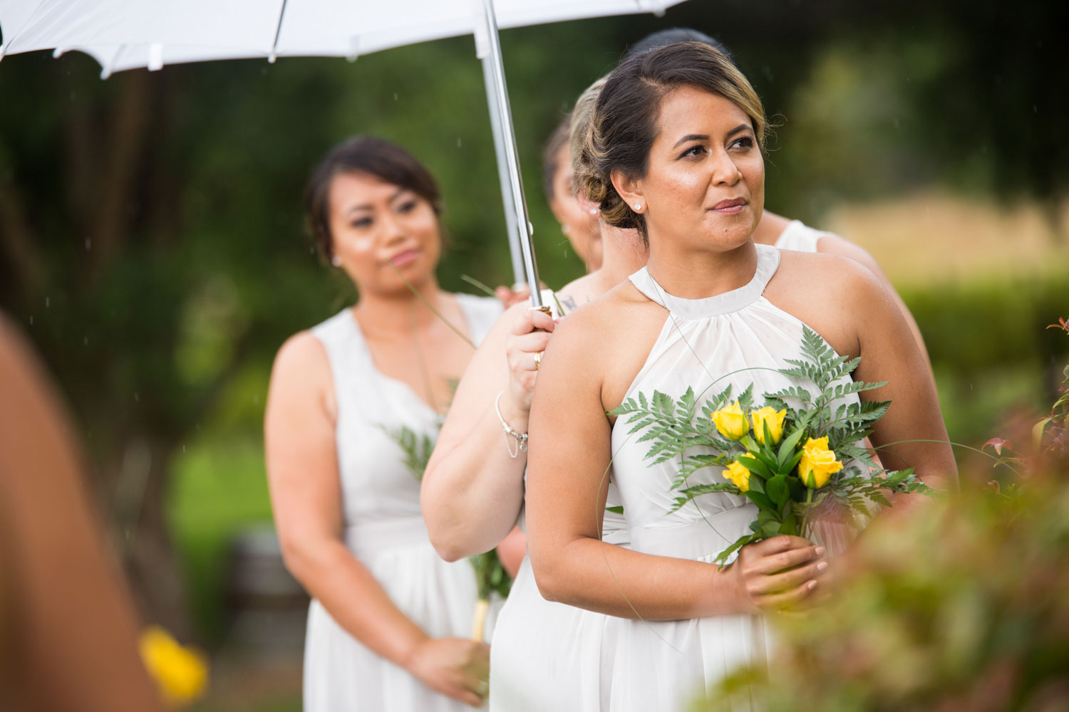 gracehill auckland wedding bridesmaids standing