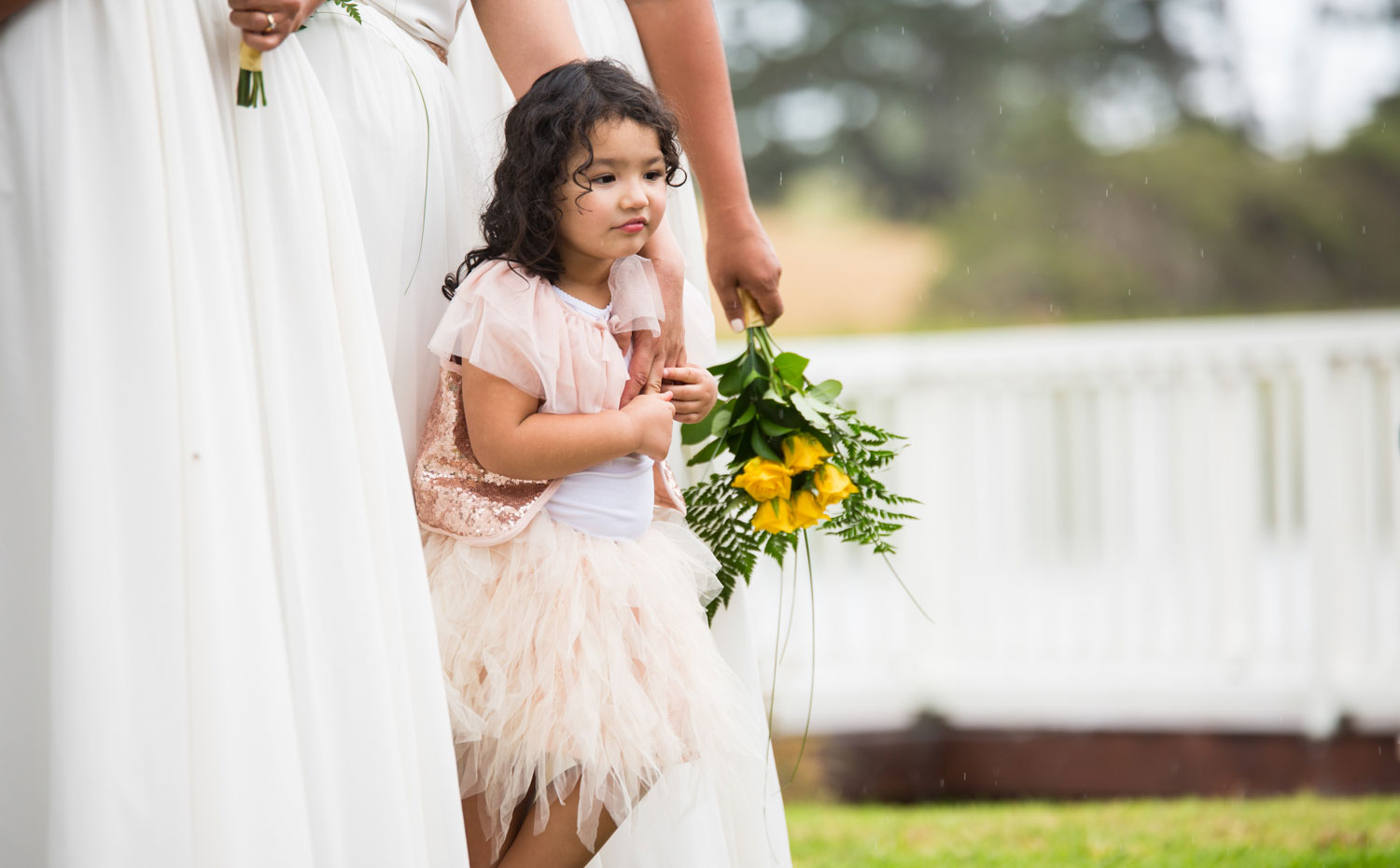 gracehill auckland wedding flower girl