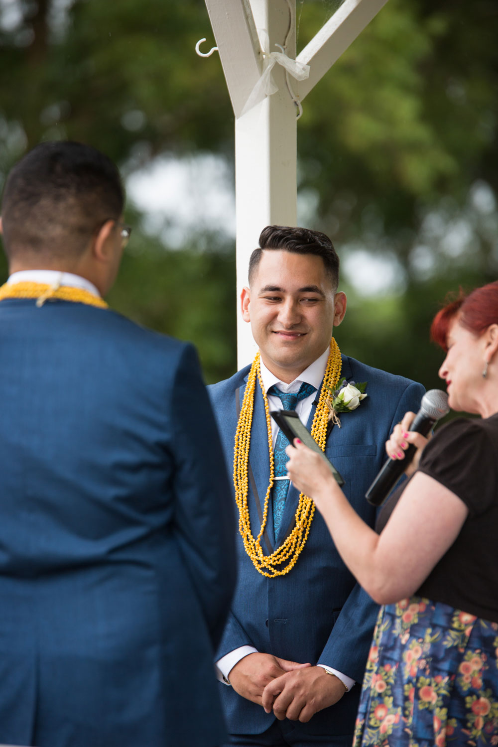 gracehill auckland wedding groom smiling