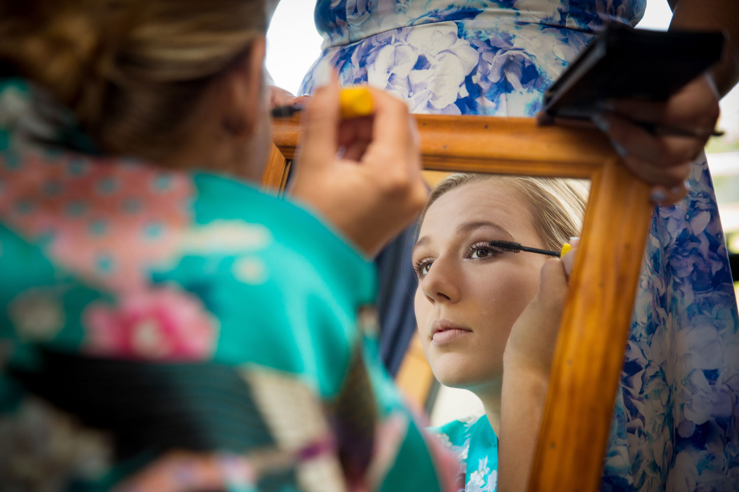 new zealand wedding bride reflection