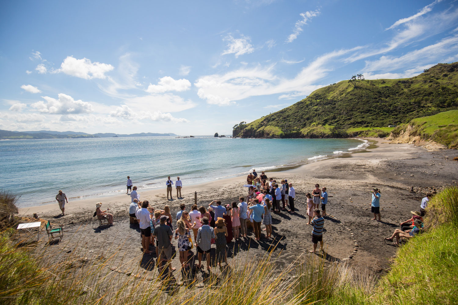 great barrier island wedding ceremony