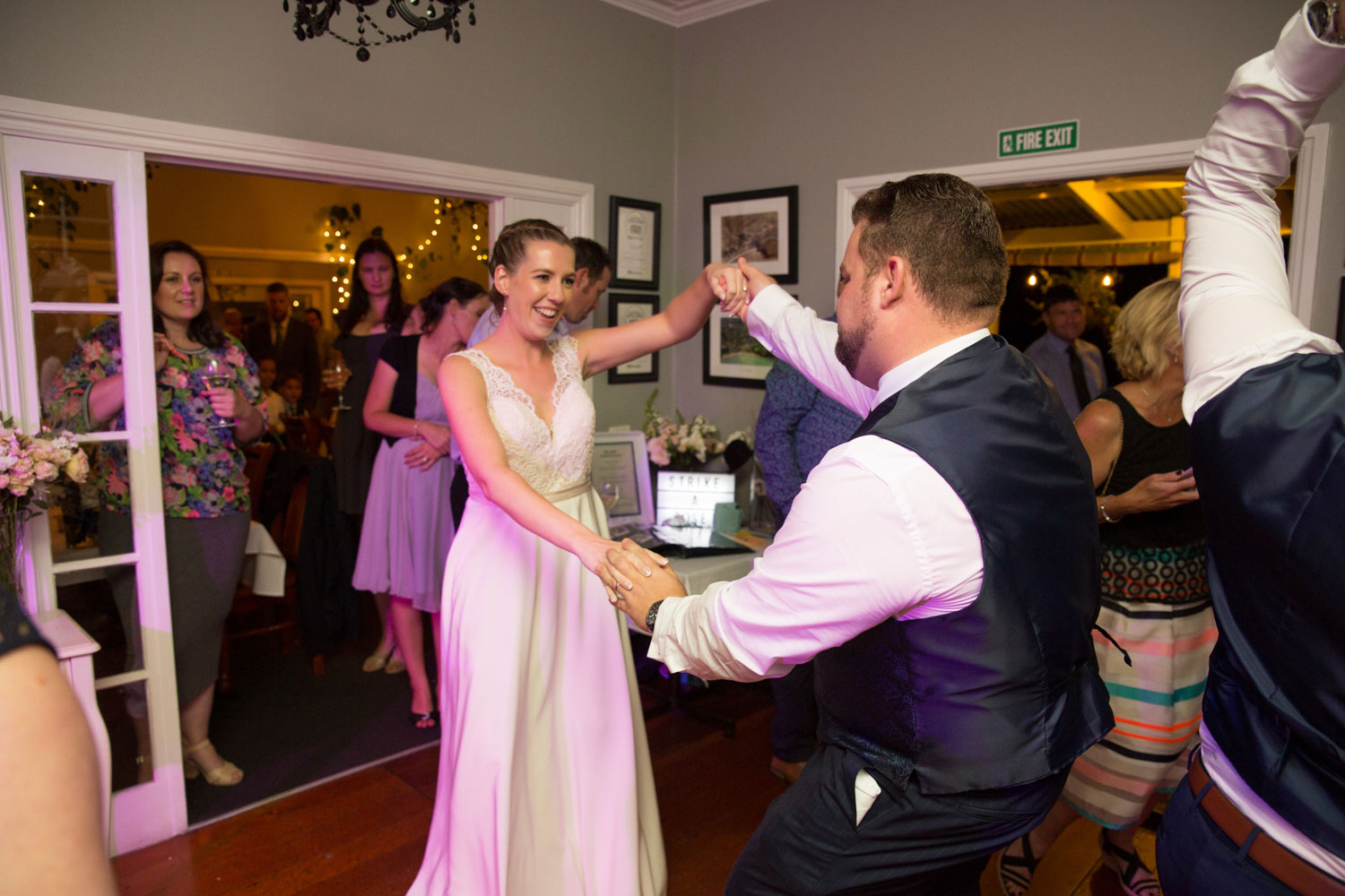 wedding photography auckland bride and groom first dance