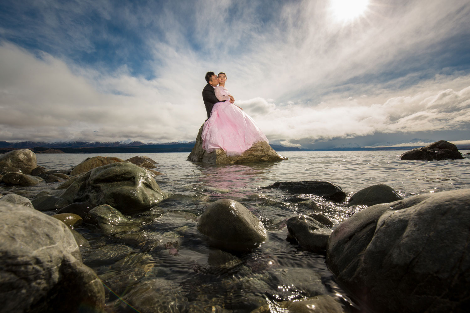 south island prewedding photo