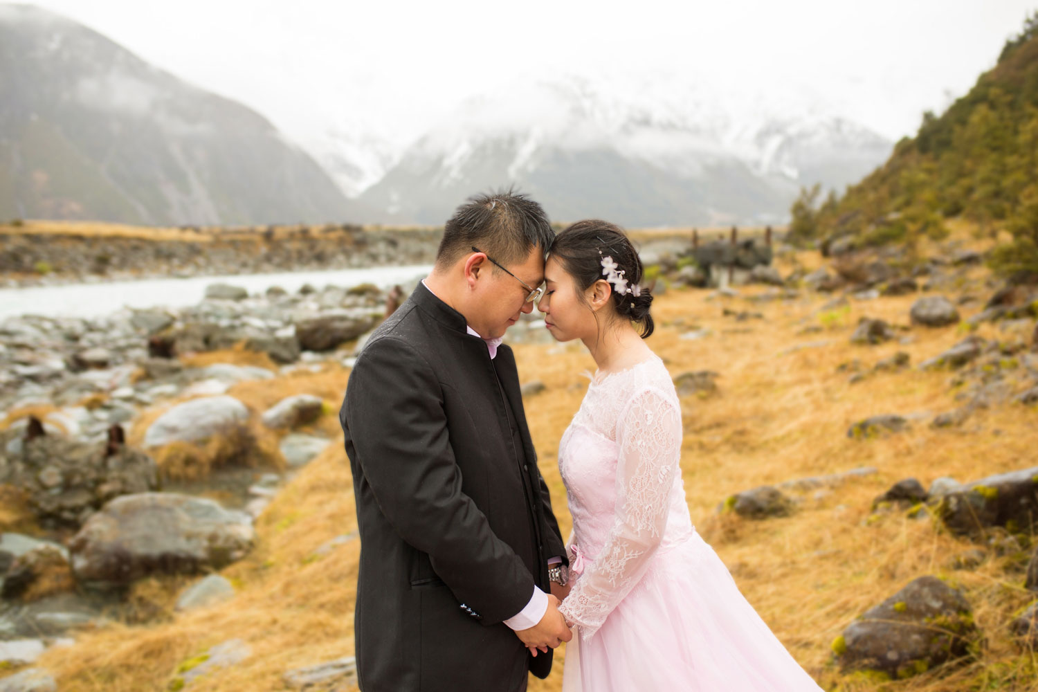 south island prewedding photo