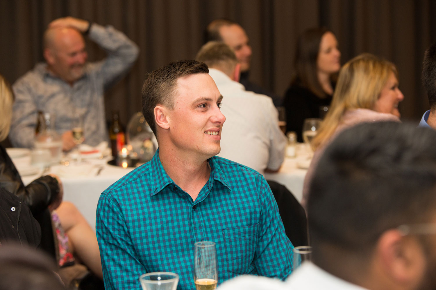 hamilton wedding guest looking on