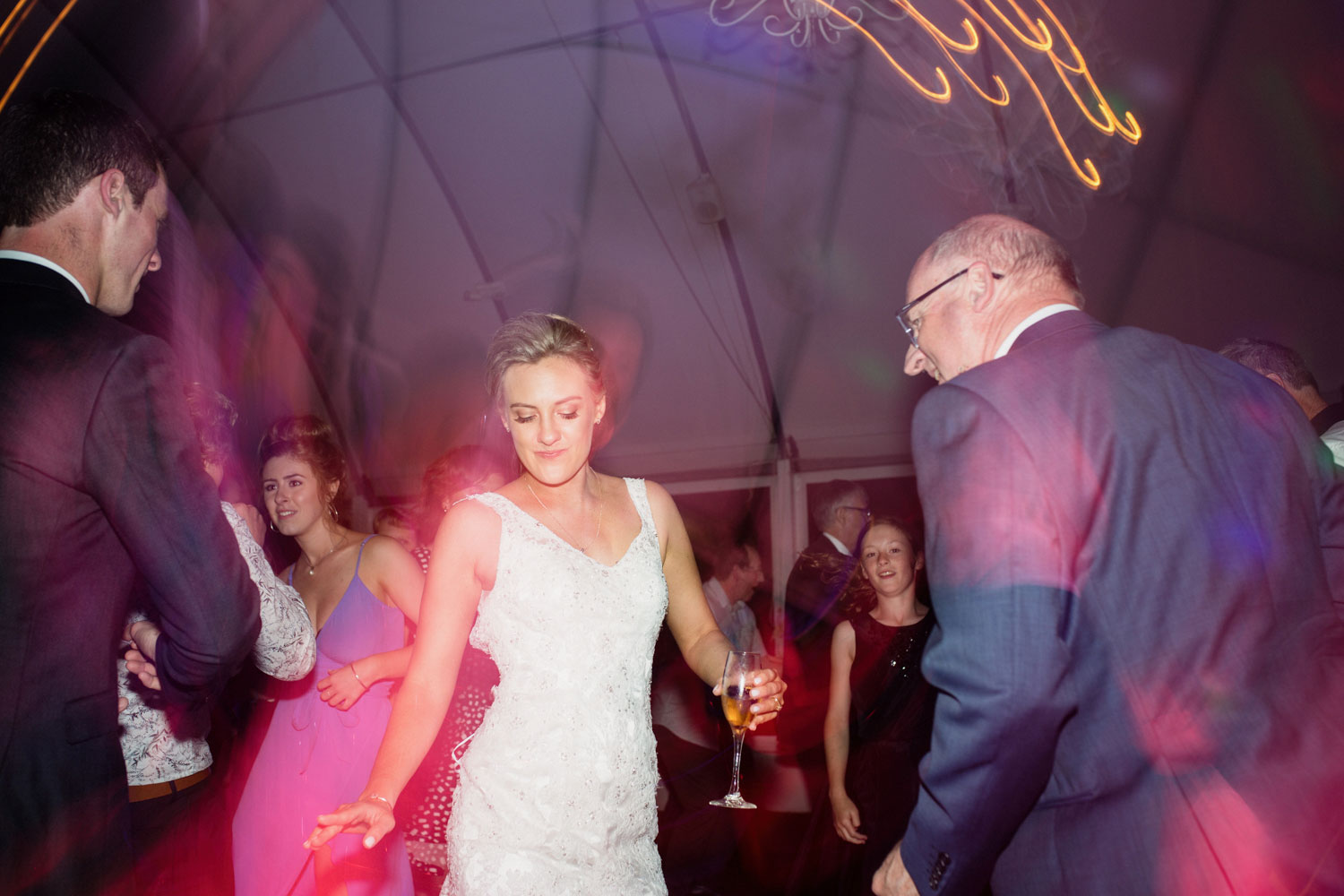 bride dancing