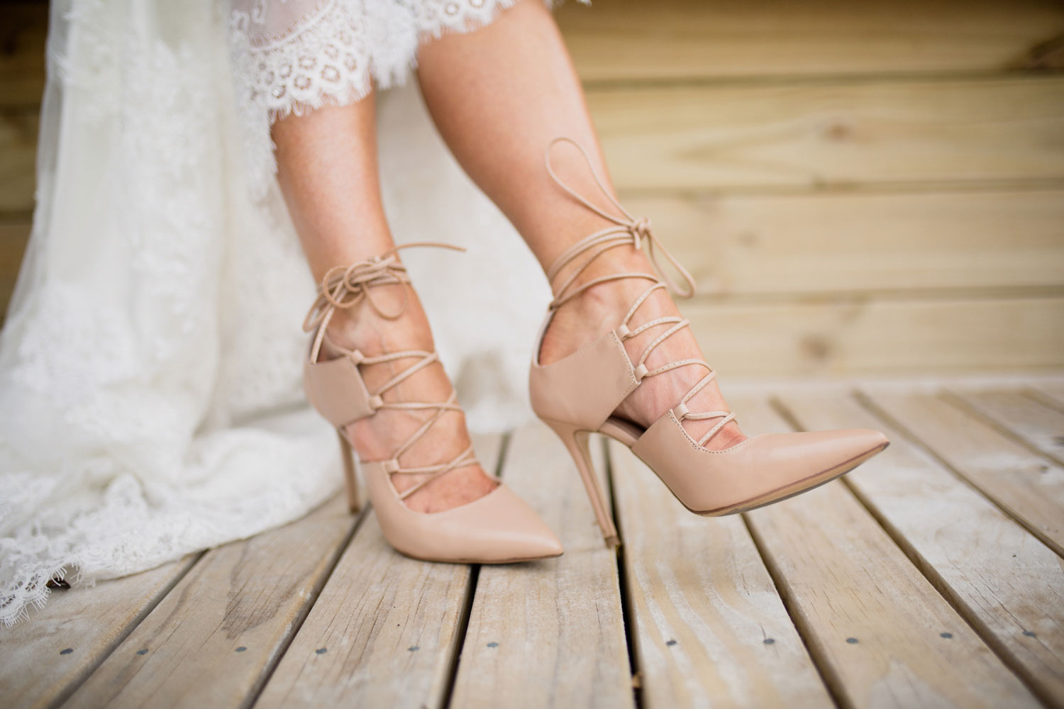 bride's shoes