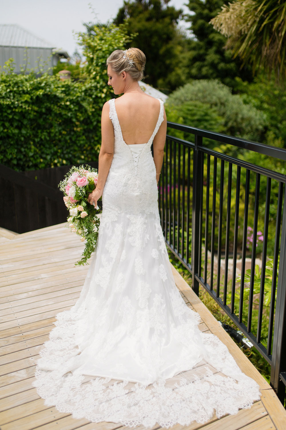 bride and her bouquet