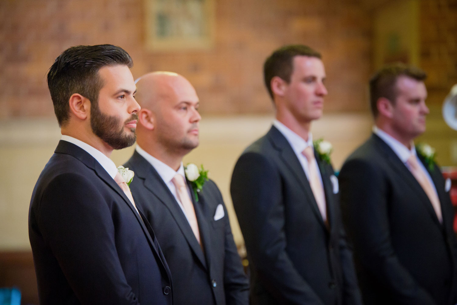 groom waiting for the bride