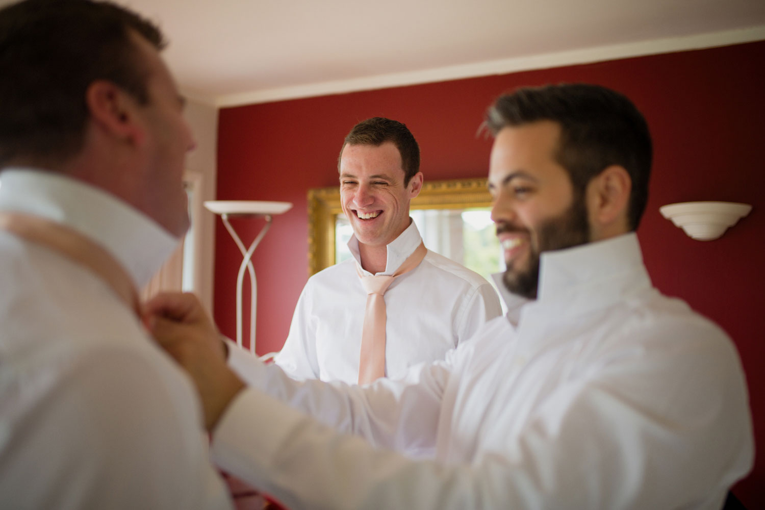 groom and the boys