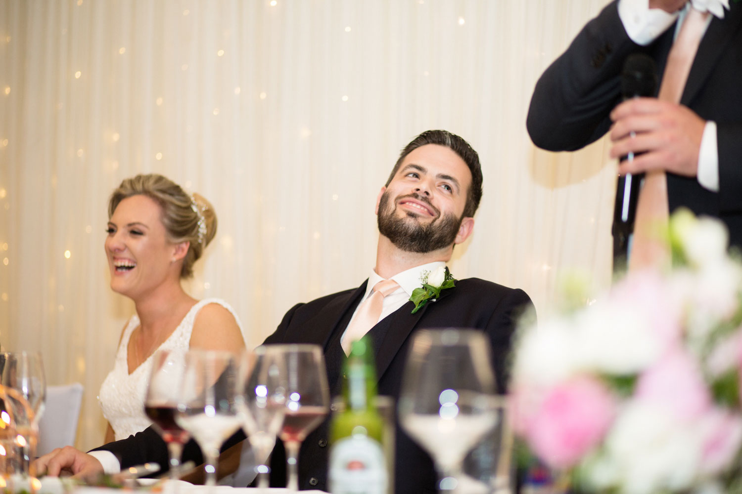 groom listening