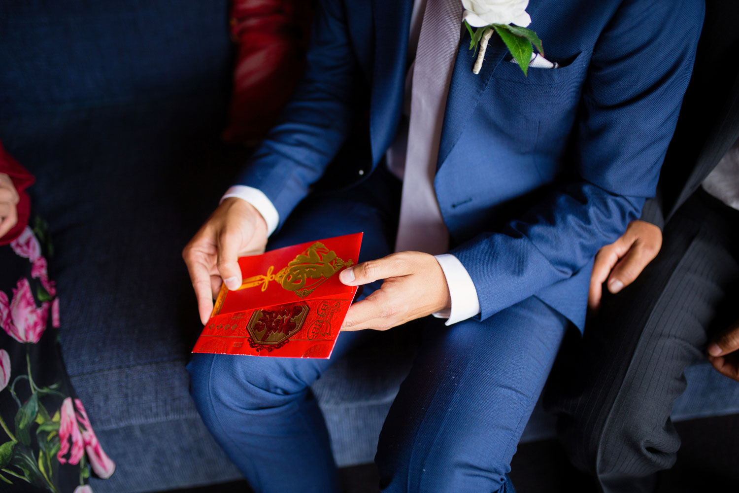 castaways waiuku wedding traditional red packets