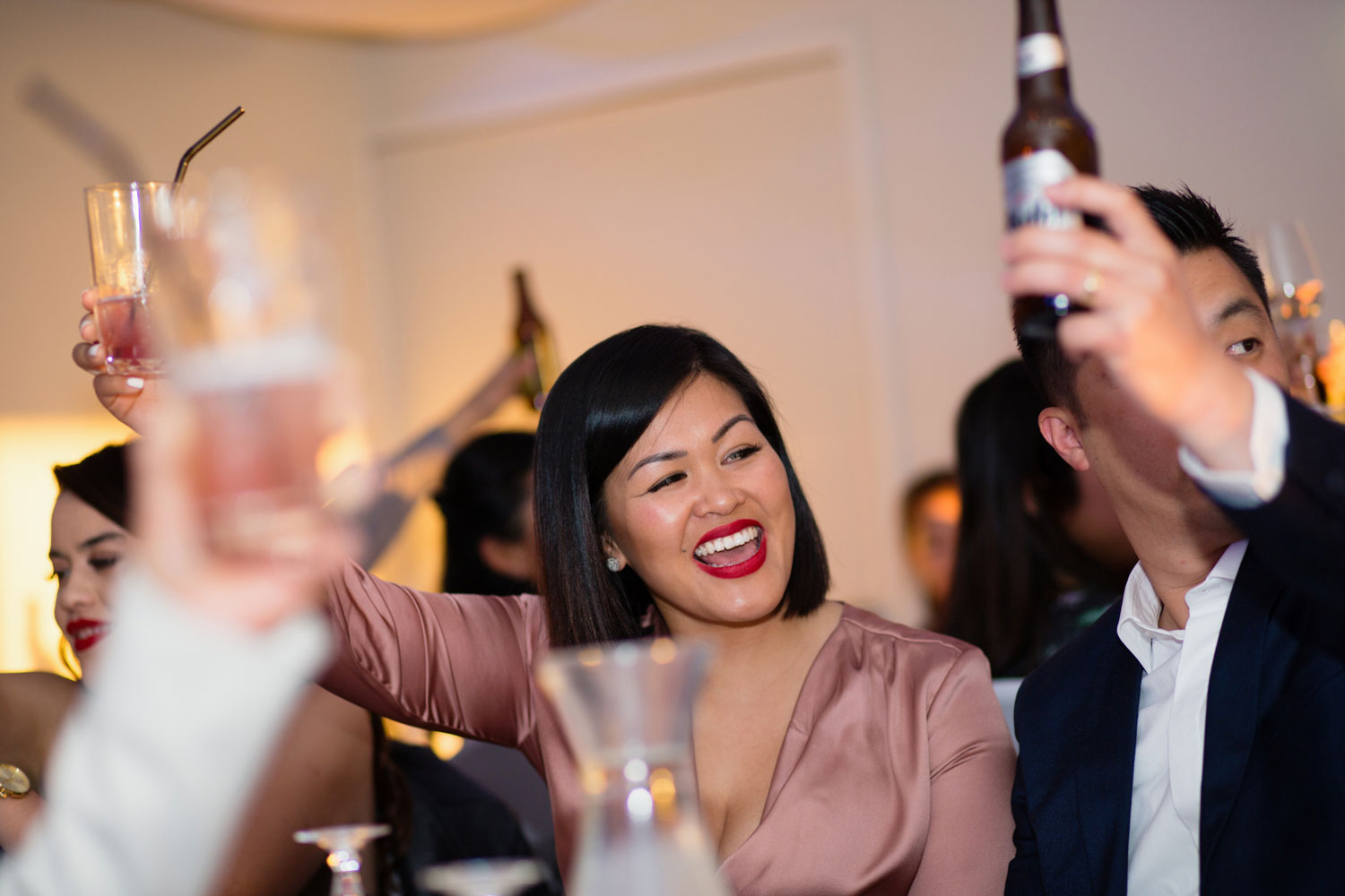 castaways waiuku wedding guests toast