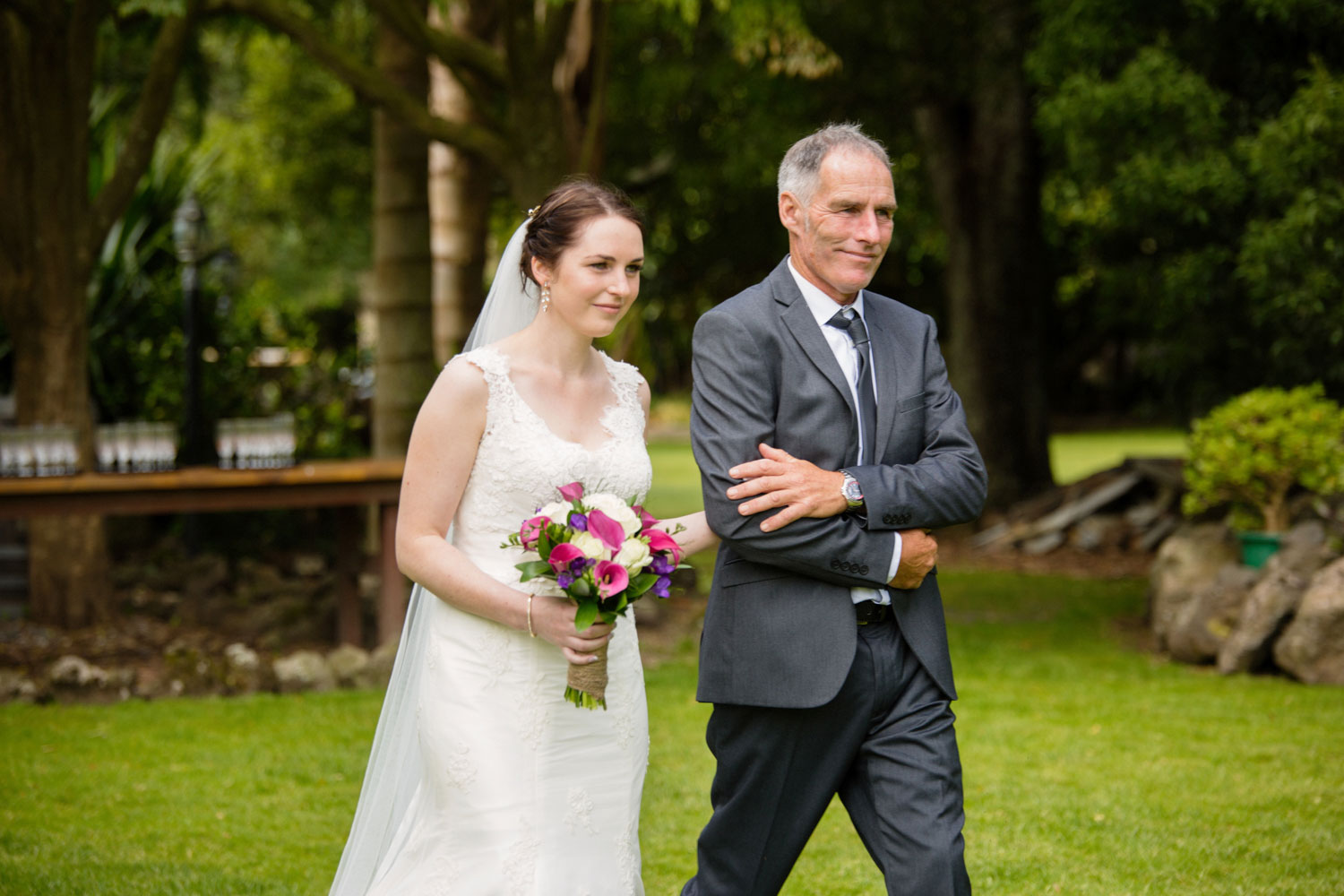 bride walking down the aisle