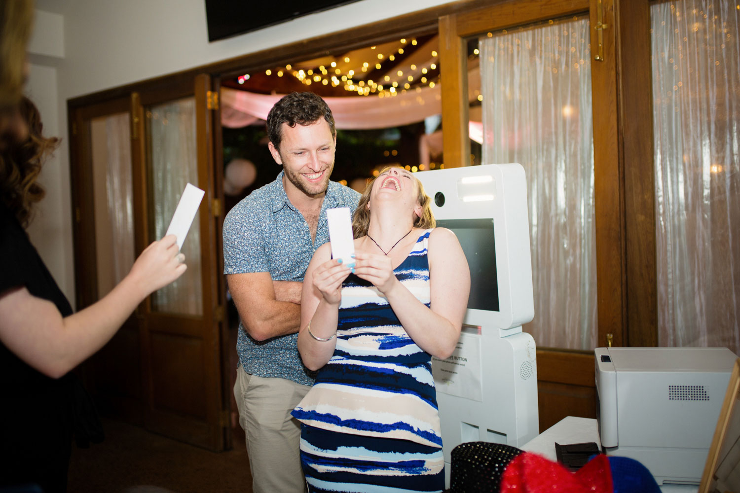 photo booth wedding reception