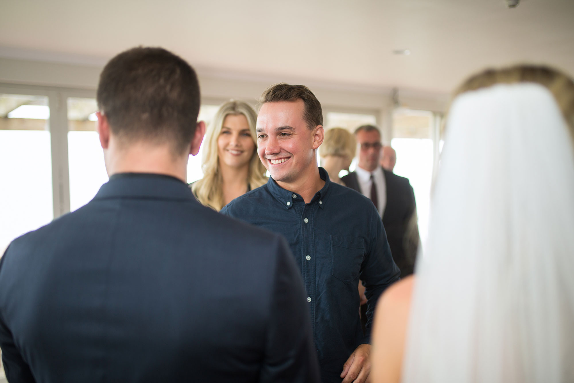 guests and the groom