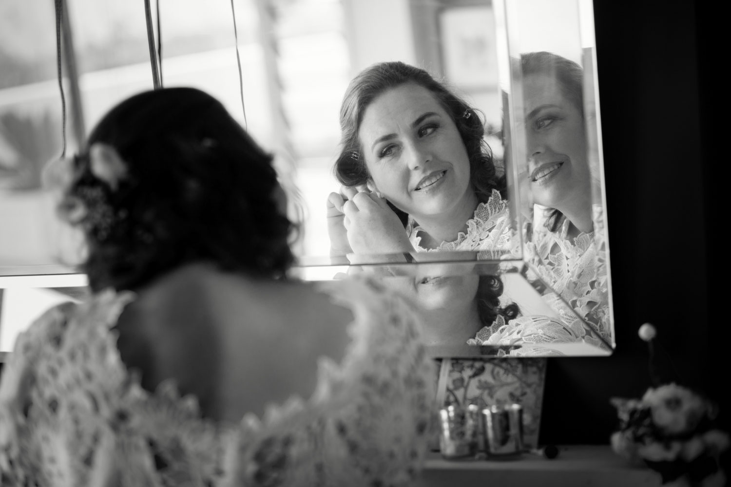 bride getting ready