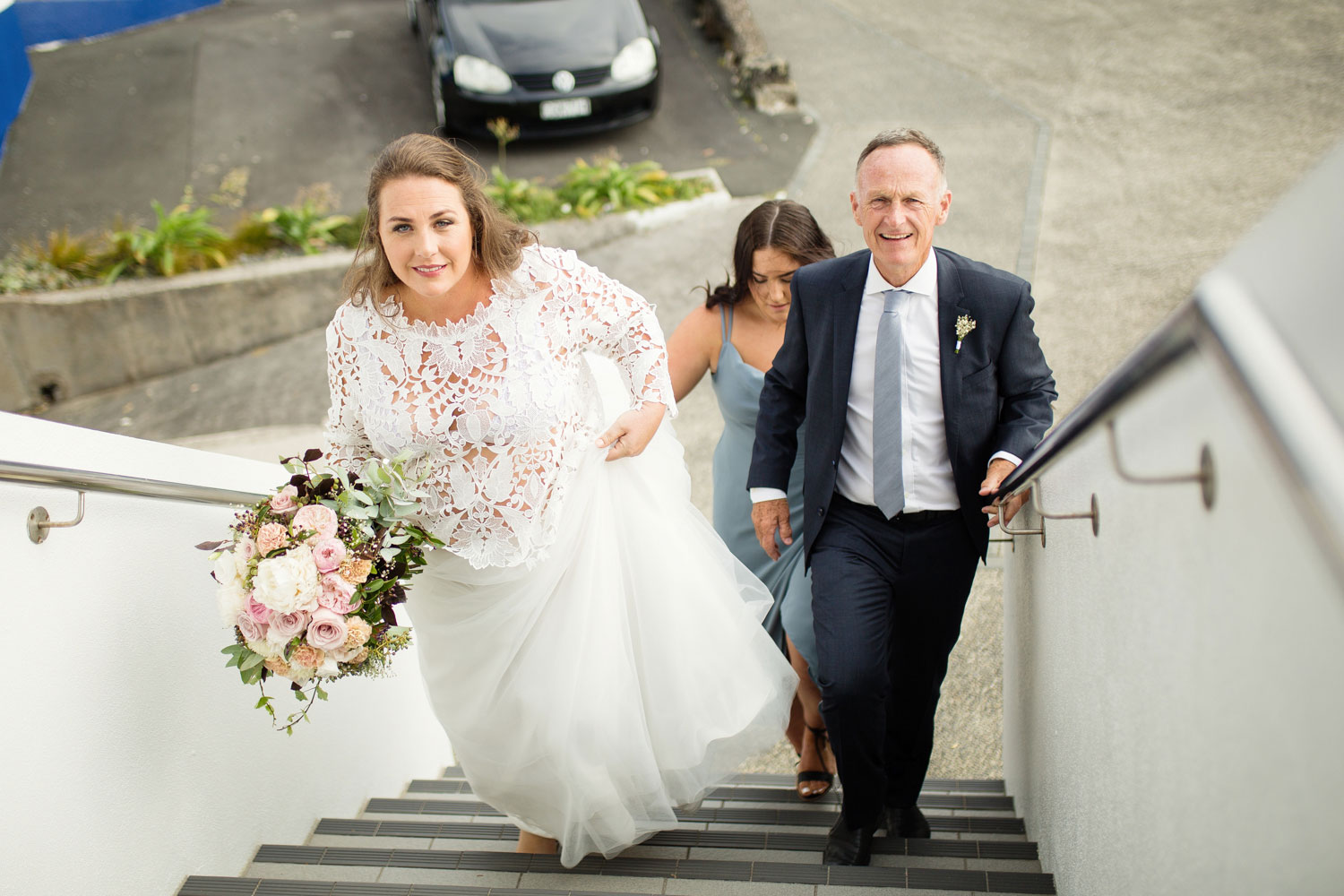 bride and her father