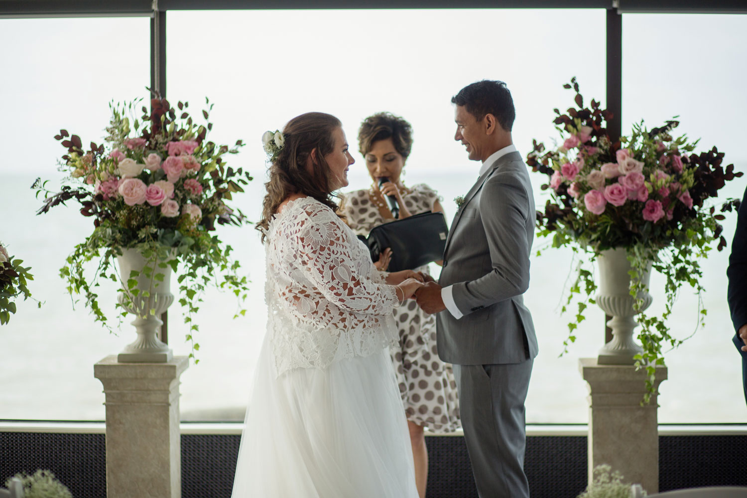 couple wedding ceremony