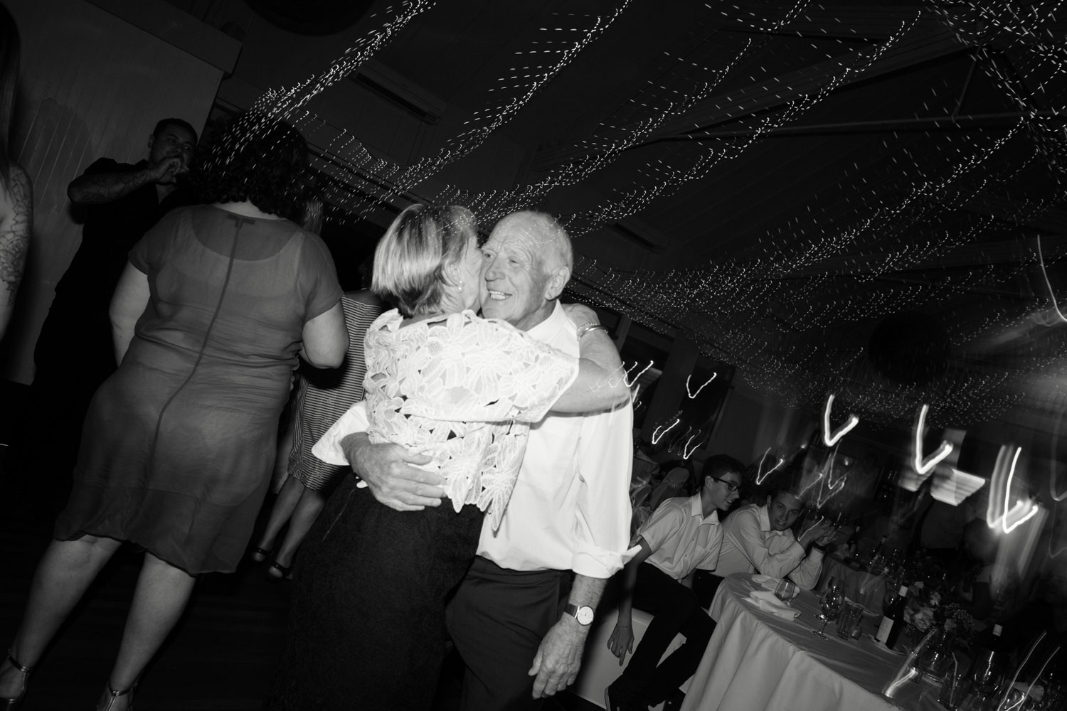 wedding guests dance floor