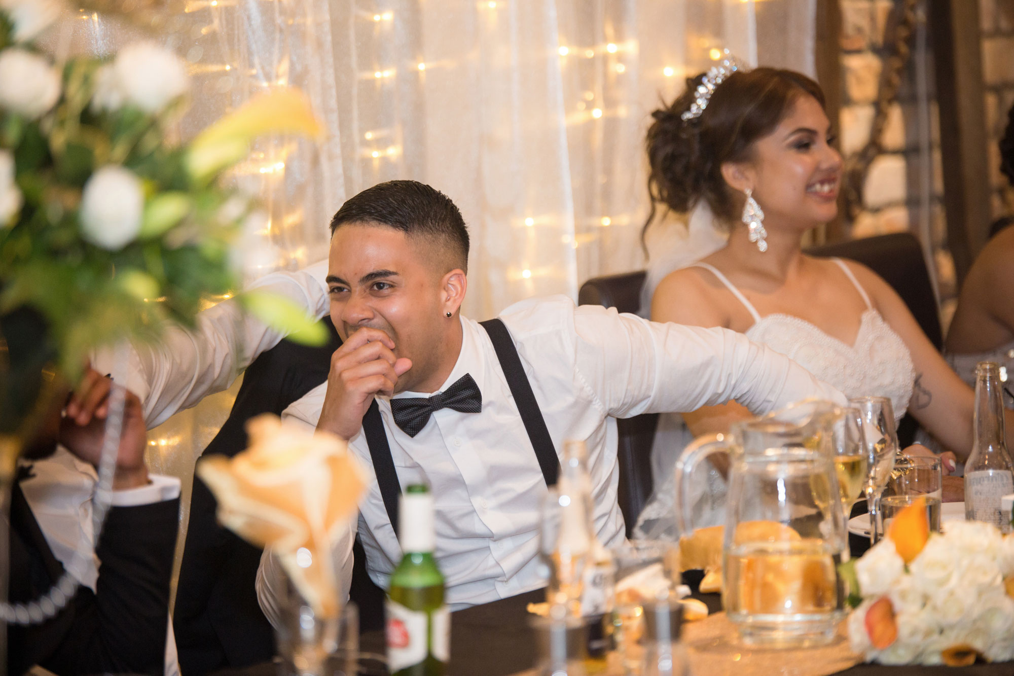 groom laughing