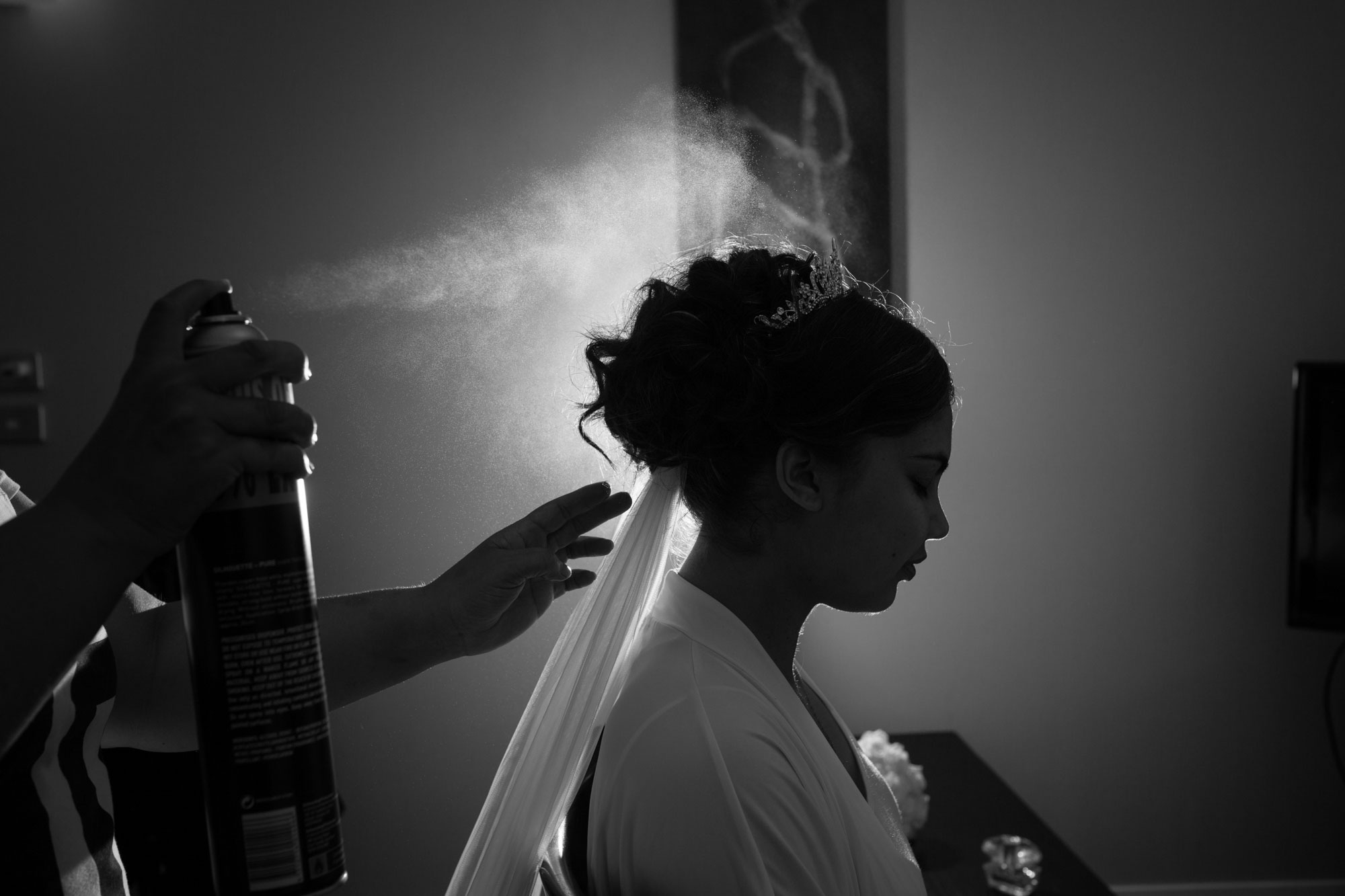 bride getting ready