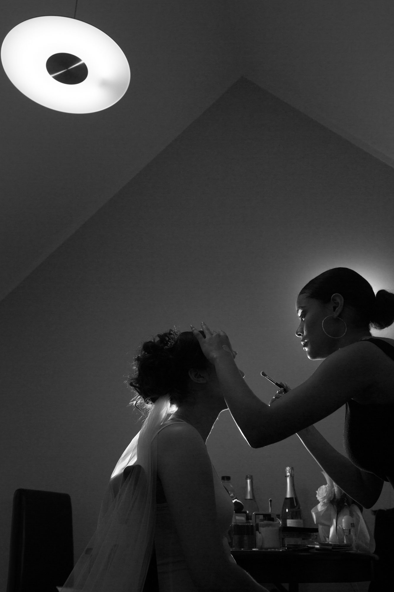 bride getting ready