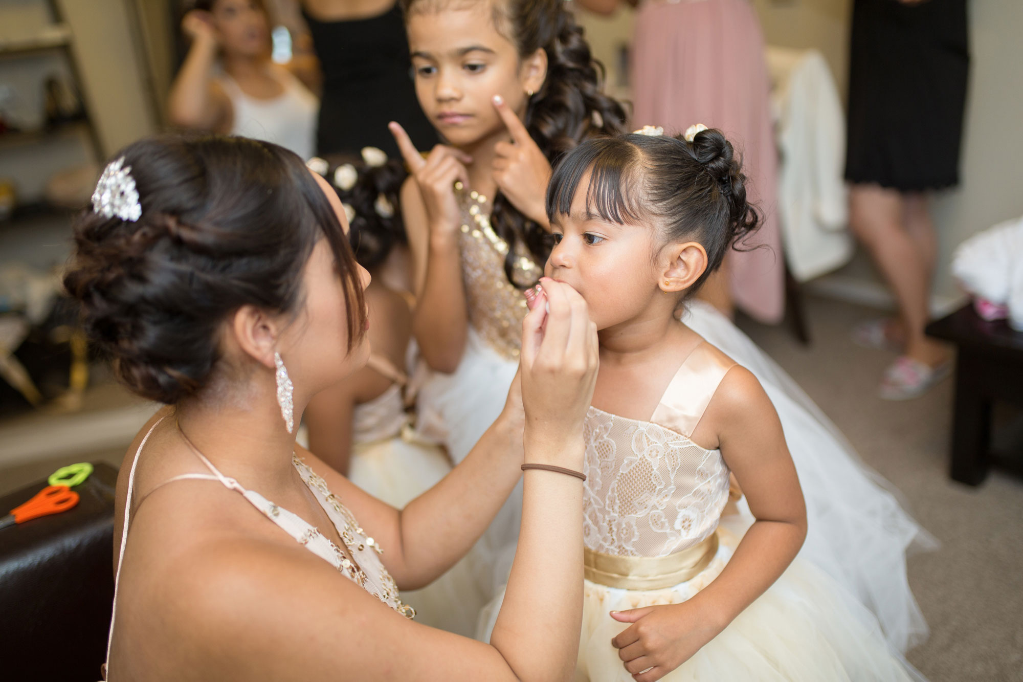 flower girl make up