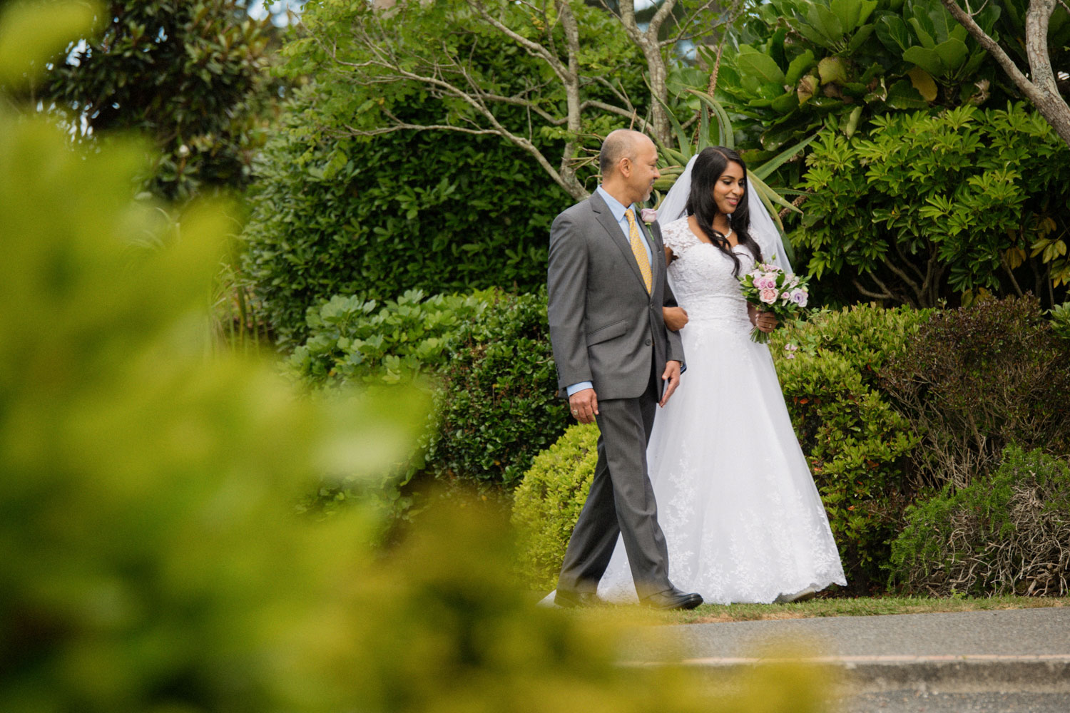 bride walking down the aisle