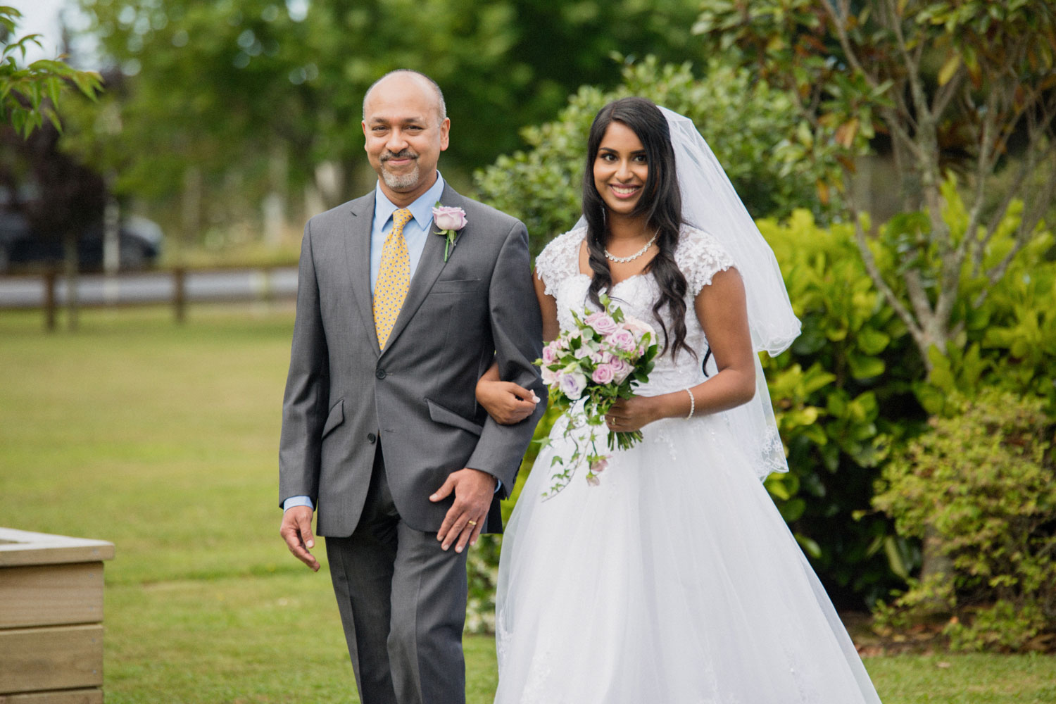 father walking the bride