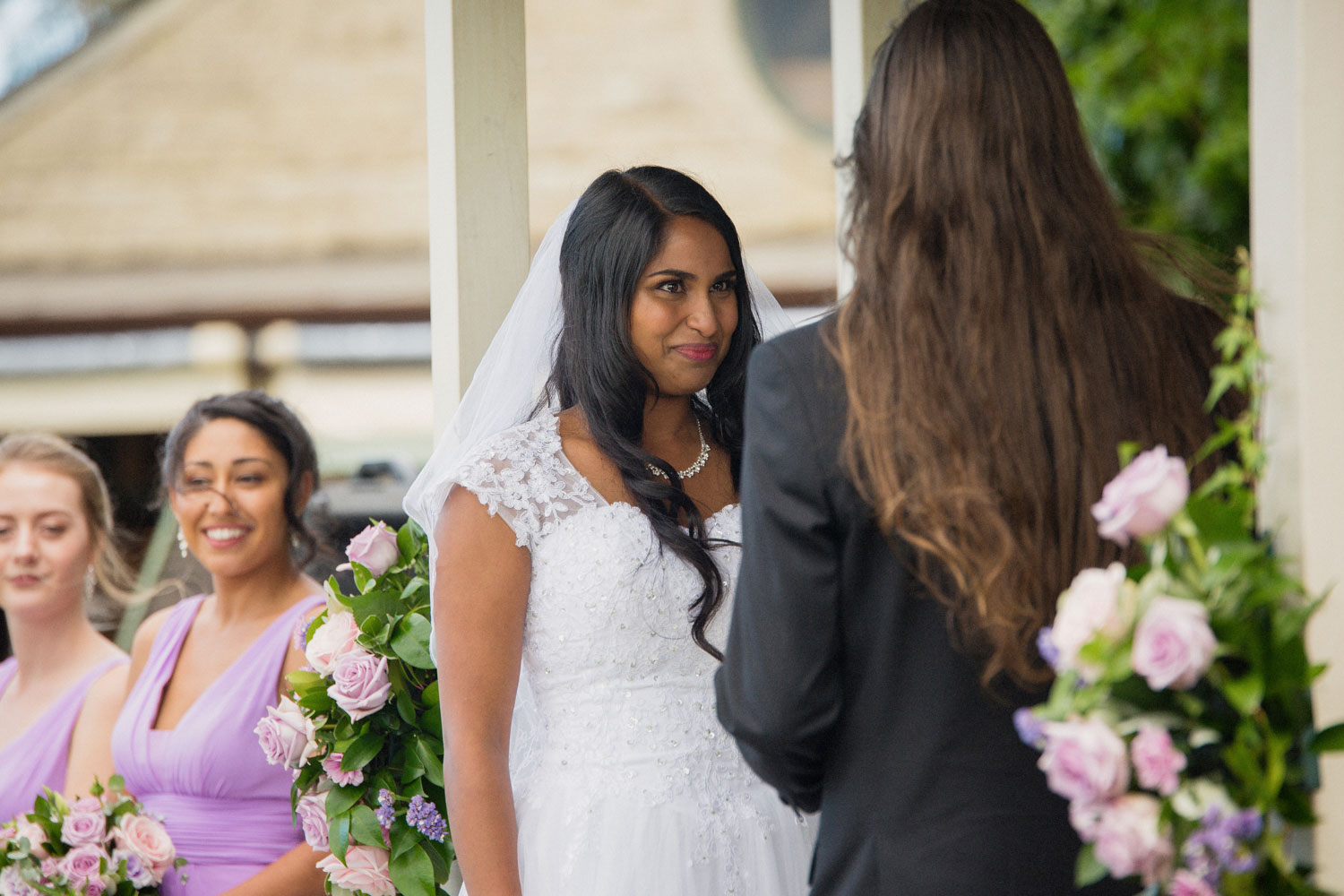 bride tears